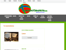 Tablet Screenshot of mundoterapeuta.com